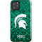 Michigan State University Spartans Digital Pixels iPhone Cases